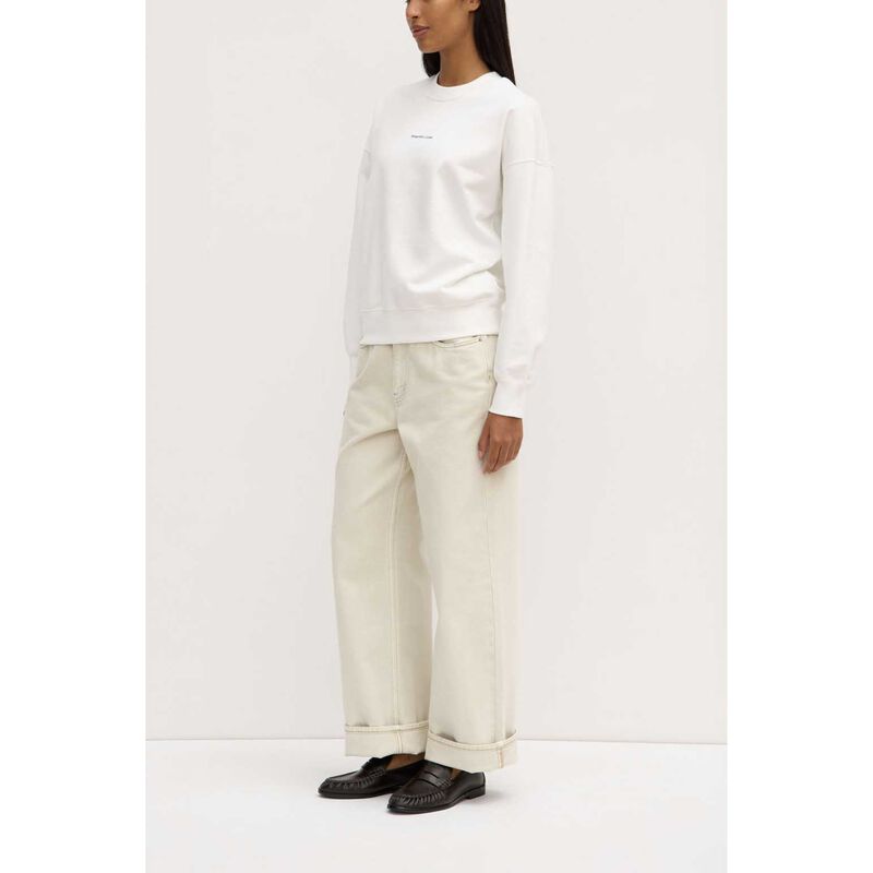 Assembly Label Womens Atelier Logo Fleece Antique White image number 3